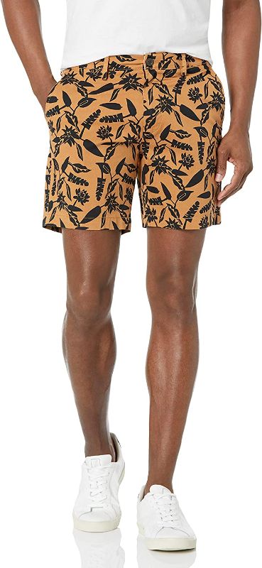 Photo 1 of Goodthreads Men's Slim-Fit 7" Flat-Front Comfort Stretch Chino Short  SIZE 33 -- FACTORY SEALED --

