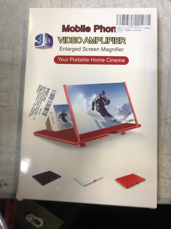 Photo 2 of 12'' 3D Screen Magnifier for Cell Phone - HD Magnifing Projector Screen Enlarger for Movies