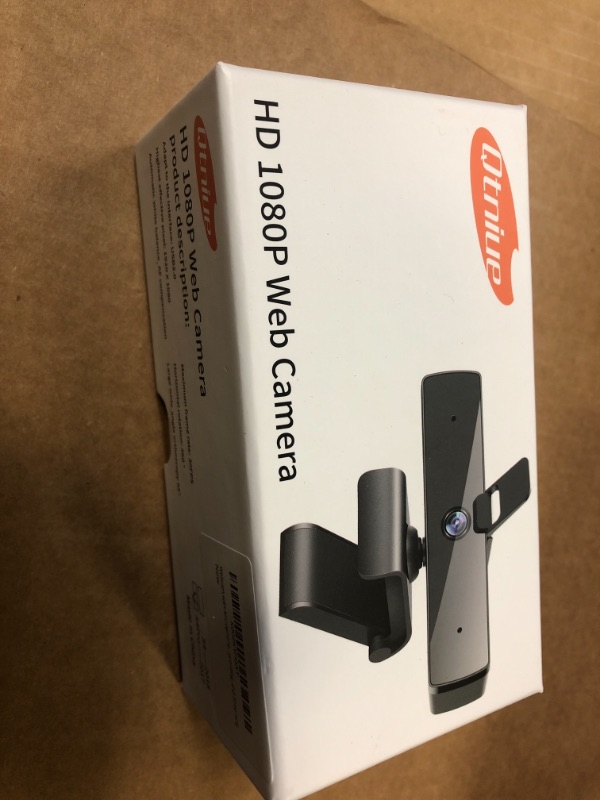 Photo 2 of Qtniue Webcam with Microphone and Privacy Cover, FHD Webcam 1080p, Desktop or Laptop and Smart TV USB Camera for Video Calling, Stereo Streaming and Online Classes 30FPS