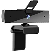 Photo 1 of Qtniue Webcam with Microphone and Privacy Cover, FHD Webcam 1080p, Desktop or Laptop and Smart TV USB Camera for Video Calling, Stereo Streaming and Online Classes+---factory sealed