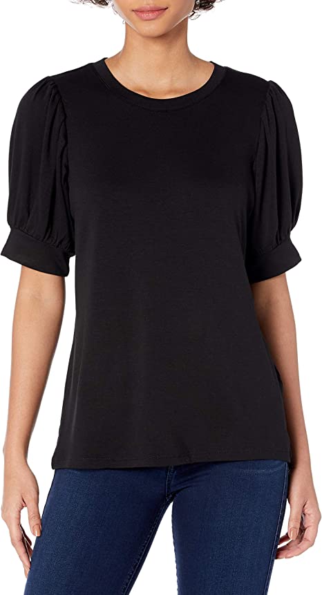 Photo 1 of Daily Ritual Women's Supersoft Terry Puff-Sleeve Top XL
