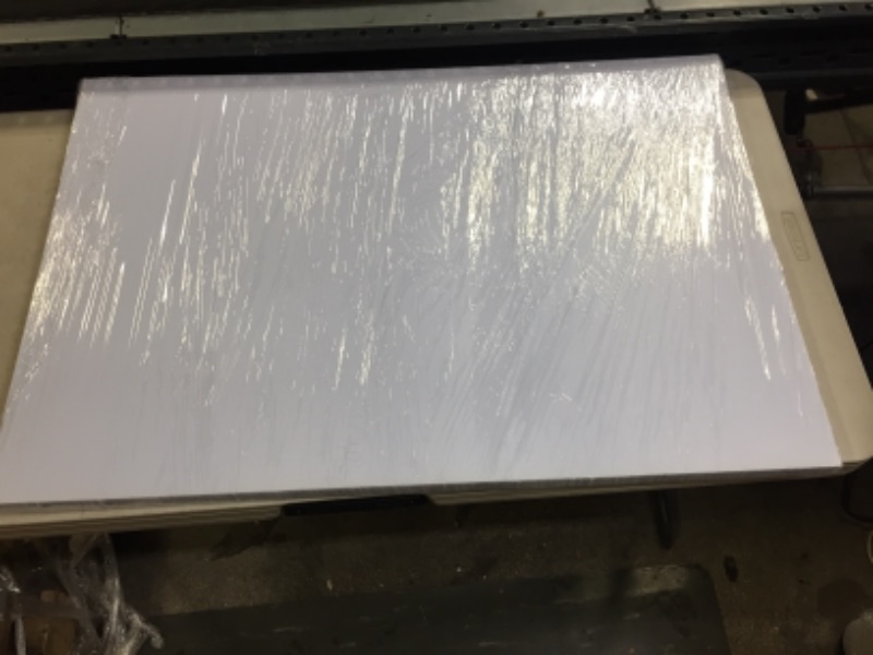 Photo 1 of Juvale 8 Pack Blank Corrugated Plastic Yard Signs, 24 x 36 in Poster Board for Garage and Estate Sale, Open House (4mm Thick)