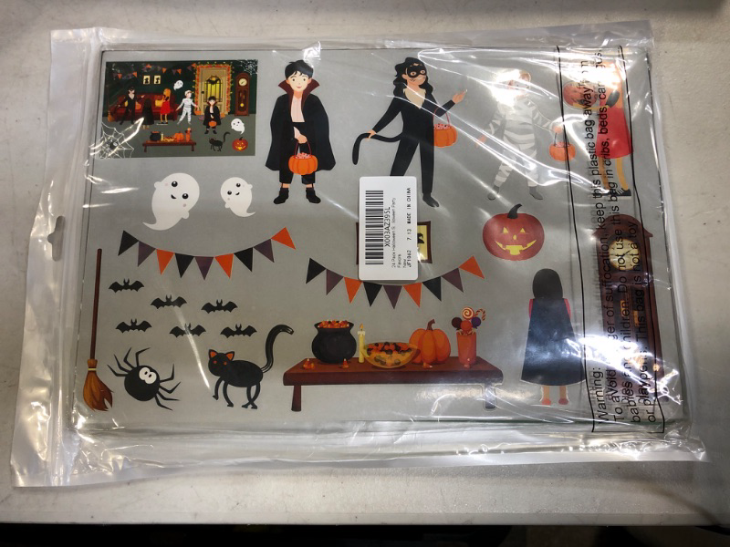 Photo 2 of 24 Pack Halloween Scene Stickers Activities Sheet Sticker Book with Scenes Board Patterns Stickers Kids DIY Craft Sticker Scene Pumpkin Zombie Witch Vampire Ghost for Halloween Party Games