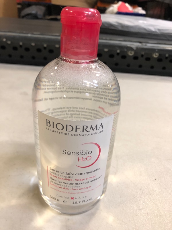Photo 2 of Bioderma - Sensibio - H2O Micellar Water - Makeup Remover Cleanser - Face Cleanser for Sensitive Skin 16.7 Fl Oz (Pack of 1)