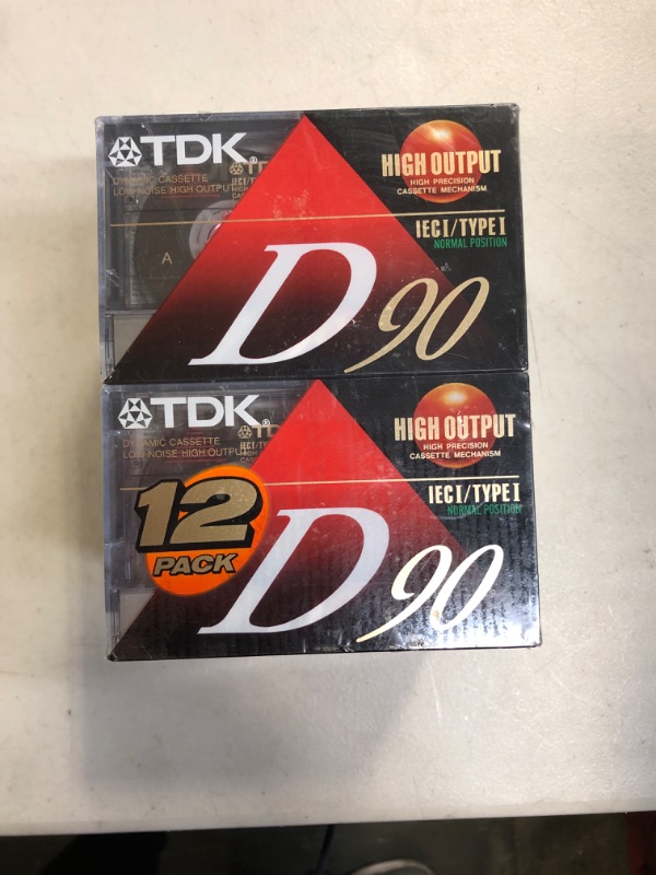 Photo 1 of Tdk Blank 90 Minute Cassette Tapes