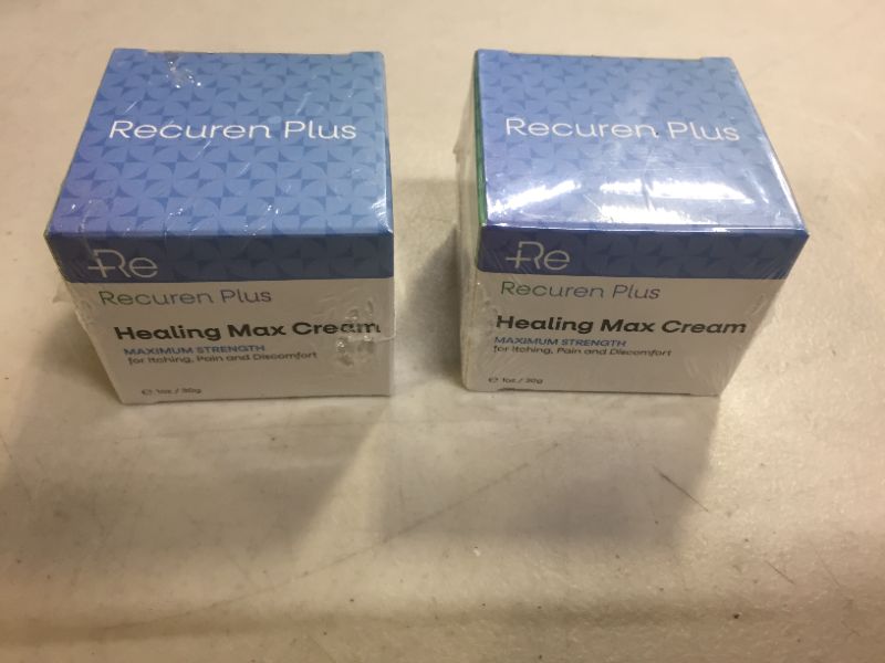Photo 3 of Recuren Plus Seborrheic Dermatitis Cream, Max Strength for Psoriasis, Eczema, Folliculitis, Athletes Foot, Jock Itch, Urticaria, Anti-Itch Cream 30g  - SET OF 2 - EXPIRES 24 MONTHS AFTER OPENING -