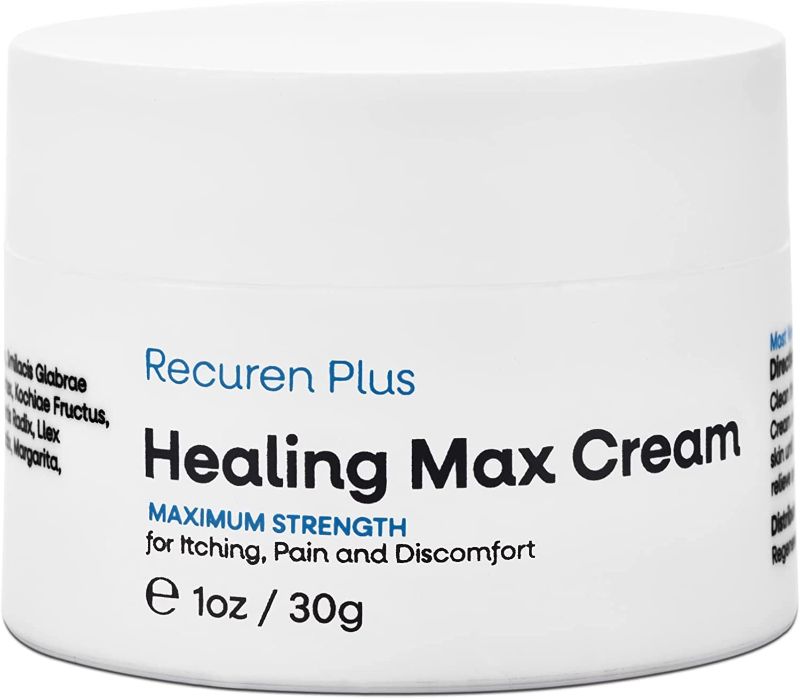 Photo 1 of Recuren Plus Seborrheic Dermatitis Cream, Max Strength for Psoriasis, Eczema, Folliculitis, Athletes Foot, Jock Itch, Urticaria, Anti-Itch Cream 30g  - SET OF 2 - EXPIRES 24 MONTHS AFTER OPENING -