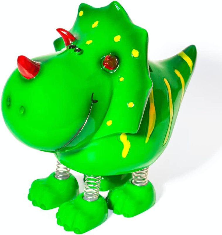 Photo 1 of Dinosaur Piggy Bank, Dinosaur Coin Box for Kids