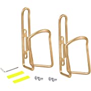 Photo 1 of 2 Pack Bike Water Bottle Holder Cage, Adjustable Size Lightweight for Cycling Fits Any Bike, Easy Installation