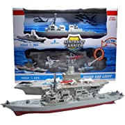 Photo 1 of Aircraft Carrier Toy,with 5 Aircrafts Includes Destroyer Ship---factory sealed