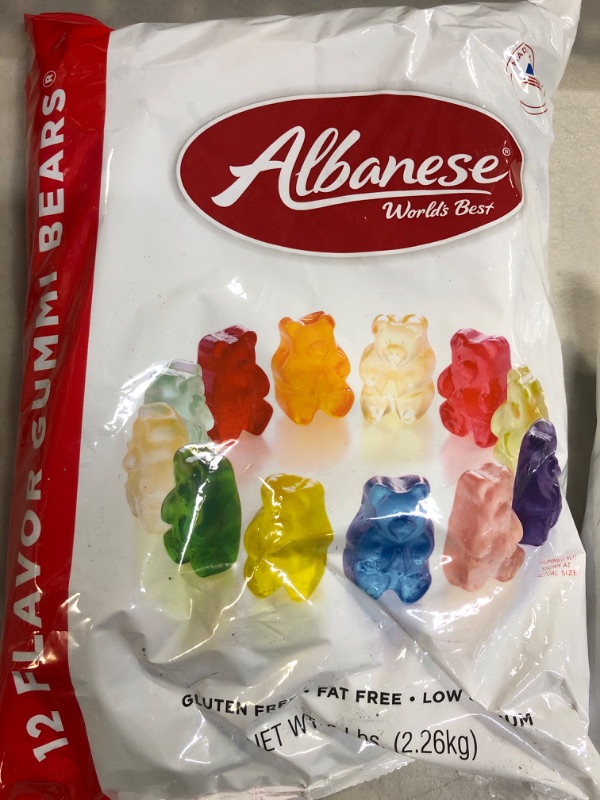 Photo 2 of Albanese World's Best Gummi, 12 Flavor Bears, 5 Pound-----exp date 04-2024