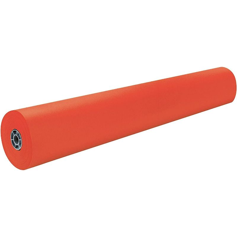 Photo 1 of **ORANGE**  Rainbow Colored Kraft Duo-Finish Paper, ORANGE, 36" x 1,000', 1 Roll