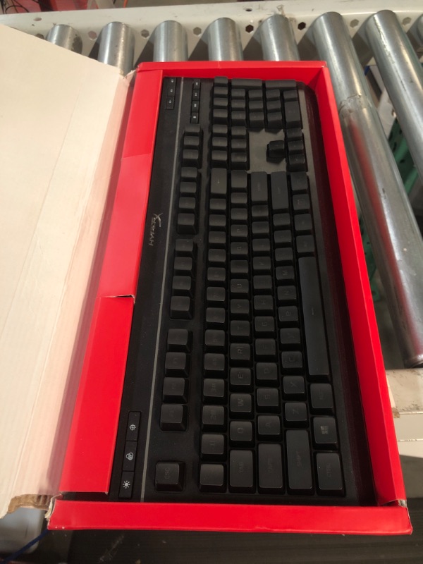 Photo 2 of HyperX Alloy Core RGB – Membrane Gaming Keyboard, Comfortable Quiet Silent Keys with RGB LED Lighting Effects, Spill Resistant, Dedicated Media Keys, Compatible with Windows 10/8.1/8/7 – Black