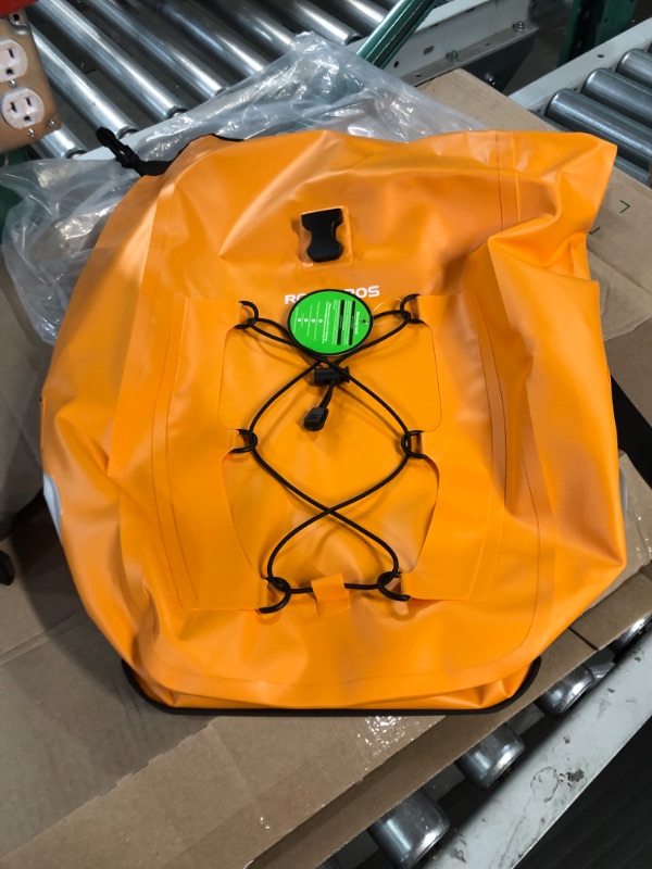 Photo 2 of ROCKBROS Bike Panniers Waterproof Bike Rear Rack Bag Max 30L Large Capacity Bike Rear Panniers for Cycling Traveling Commuting Orange*1