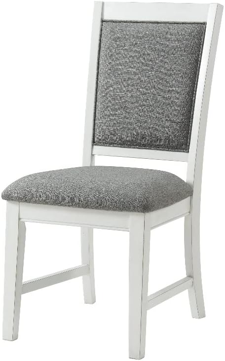 Photo 2 of (PARTS ONLY, STOCK PHOTO REFERENCE ONLY) Grey+White dining chair hardware and seats random pack 6 pack ***MISSING BACKS OF CHAIRS
