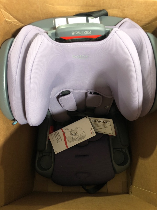 Photo 2 of [color different] Britax Grow with You ClickTight Harness-2-Booster Car Seat, Purple Ombre