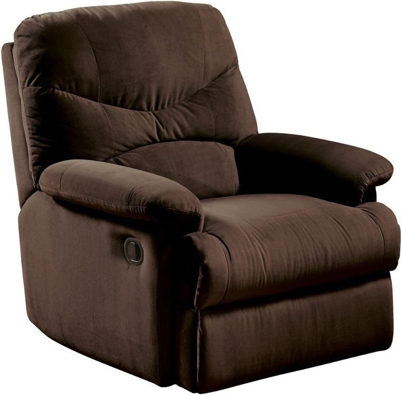 Photo 1 of **SEE NOTES**
Microfiber Glider Recliner in Chocolate by Acme Furniture Chocolate-box 1 of 2