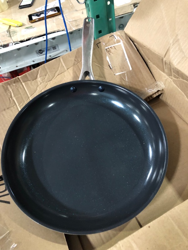 Photo 3 of 
Blue Diamond Cookware Diamond Infused Ceramic Nonstick 8" Frying Pan Skillet,