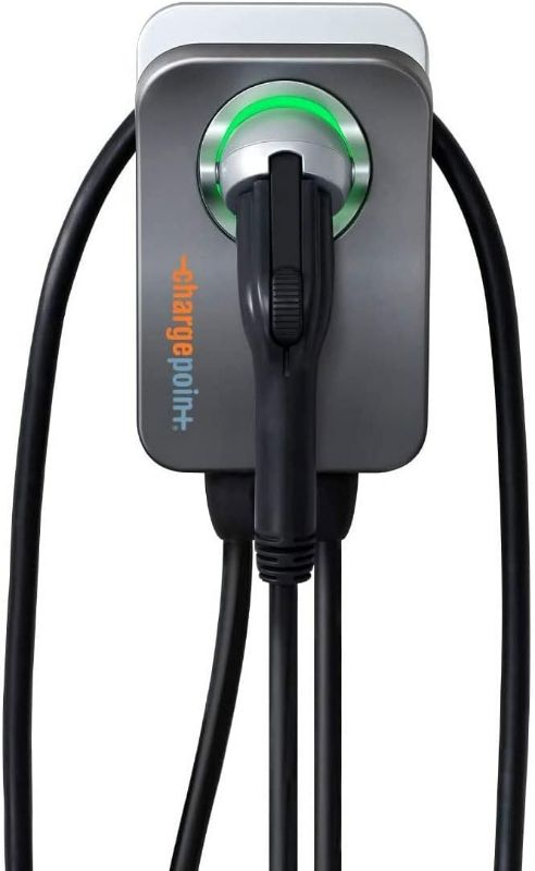 Photo 1 of ChargePoint Home Flex Electric Vehicle (EV) Charger, 16 to 50 Amp, 240V, Level 2 WiFi Enabled EVSE, UL Listed, ENERGY STAR, NEMA 14-50 Plug or 