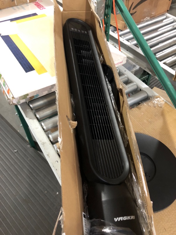 Photo 1 of VAGKRI 42 Inch Tower Fan Oscillating Tower Fan with Remote, 3 Modes, 4 Wind Speeds, 15H Timers, 90° Oscillation & 135° Vertical, Standing Fans for Home Bedroom Living Room Office, Tower Cooling Fan