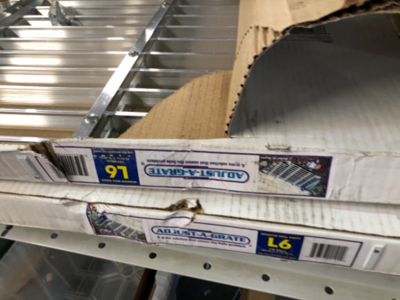 Photo 3 of Adjust-A-Grate Window Well Grate - Model L6 - Fits Metal Window Wells with Large Radius Front Corners That Measure 22-25 in. x 45-60 in.