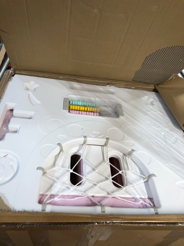 Photo 2 of *NEW**Baby Playpen, Dripex Foldable Baby Playpen for Babies and Toddlers, 25 Sq. Ft 14 Panel - Pink + White