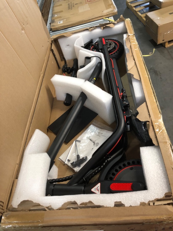 Photo 2 of *NEW**Electric Scooter 450W Powerful Motor,19mph Speed and 8.5” Honeycomb Solid Tires, Black