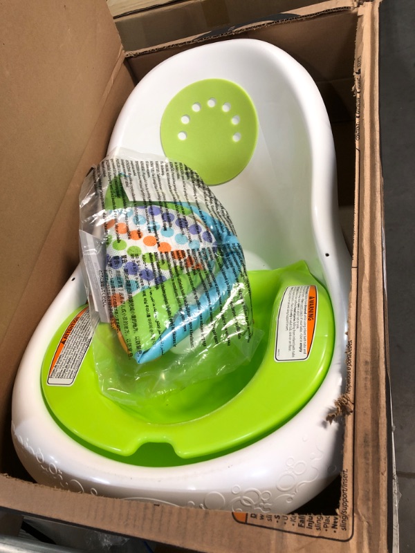 Photo 1 of Fisher-Price Baby Bath Tub, 4-in-1 Newborn to Toddler GREEN