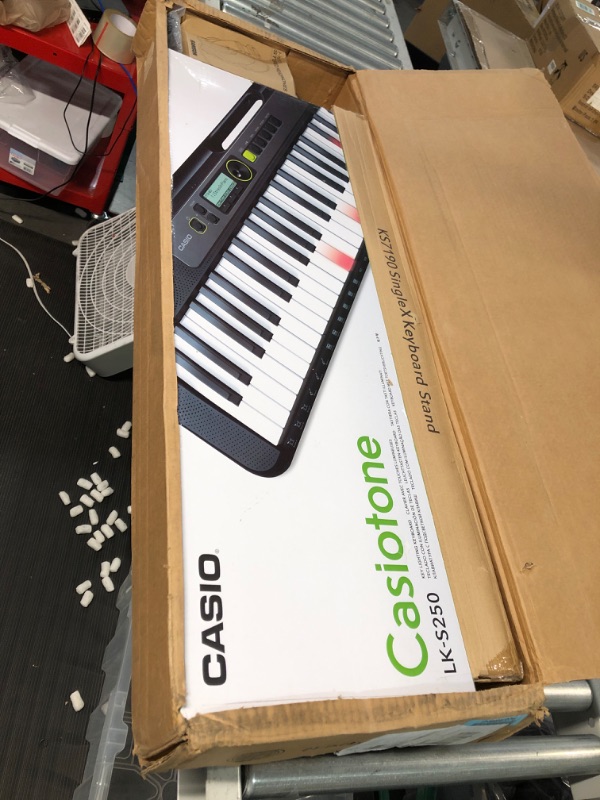 Photo 1 of Casio LK-S250 61-Key Premium Lighted Keyboard Pack with Headphones