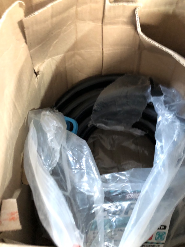 Photo 1 of CircleCord 50 Amp 50 Feet RV/EV Extension Cord, Heavy Duty 6/3+8/1 Gauge STW Wire with Cord Organizer and Storage Bag, NEMA 14-50P Plug Suit for EV Charging and RV Trailer Campers, ETL Listed Blue 50 Amp 50 FT