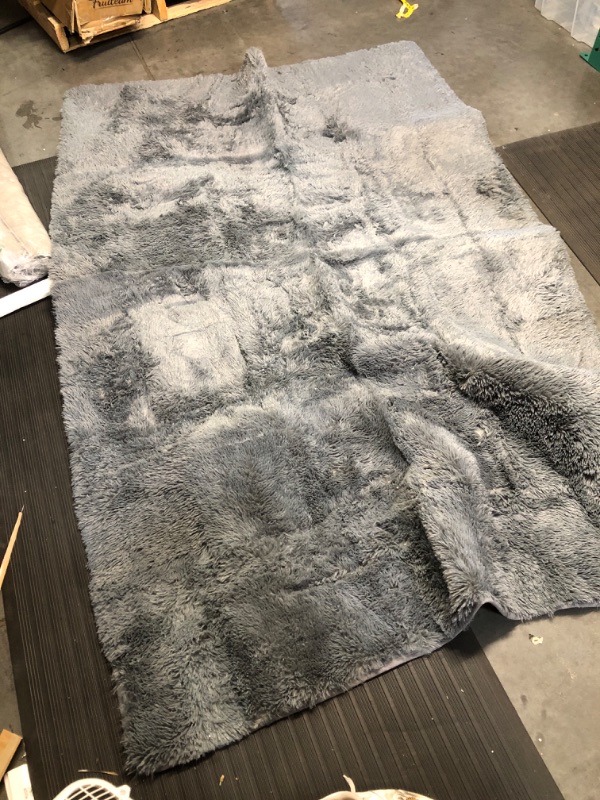 Photo 2 of **ITS A LIGHTER GREY IN PERSON**
TABAYON 4 x 6 Feet Shag Area Rugs, Ultra Soft Indoor Modern Nursery Rug B-light Grey