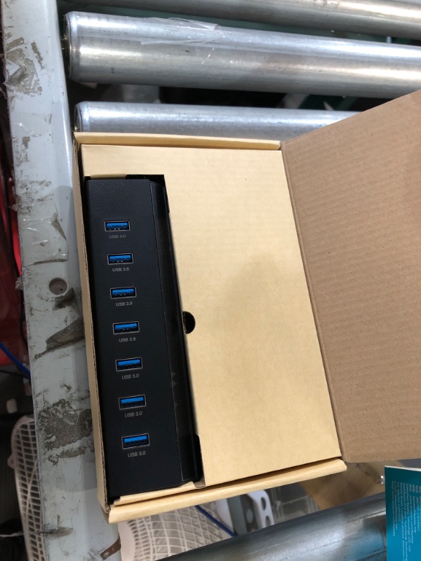 Photo 1 of Powered USB Hub 3.0, BYEASY 9-Port USB Hub with 7 USB 3.0 Ports