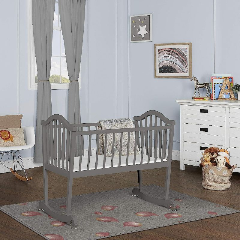 Photo 1 of Dream On Me Rocking Cradle Storm Gray 