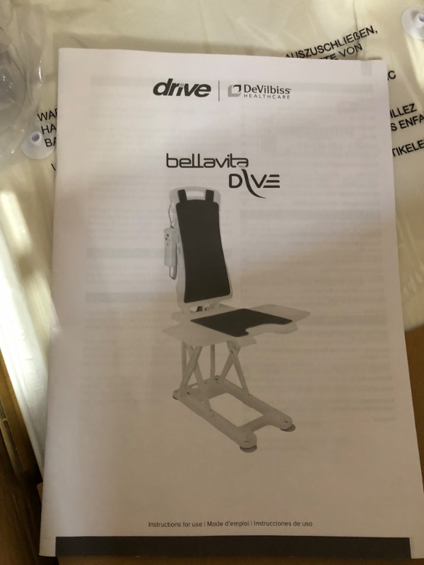 Photo 7 of ***Parts Only***Drive Medical 460900600 Hand Control for Bellavita Bath Lift