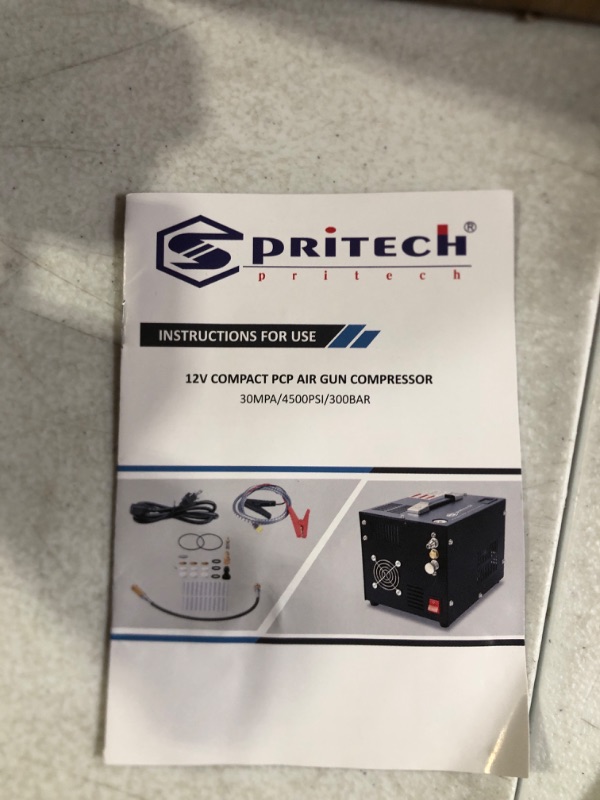 Photo 2 of Spritech PCP Air Compressor,Built-in Power Converter,