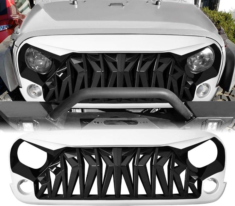 Photo 1 of **SEE NOTES** ICARS Front Grill Matte Black Shark Grille JK