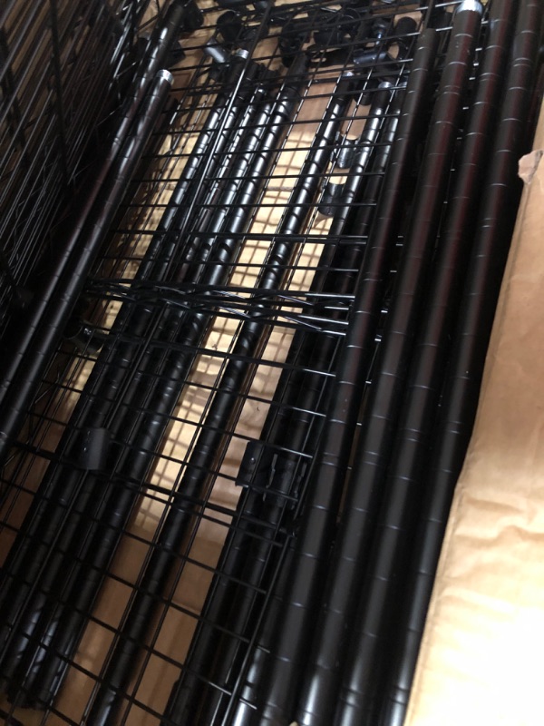Photo 1 of **SEE NOTES** VIPEK V2S Garment Rack 4 Tiers 45"D x 16.5"W x 76.4" Black