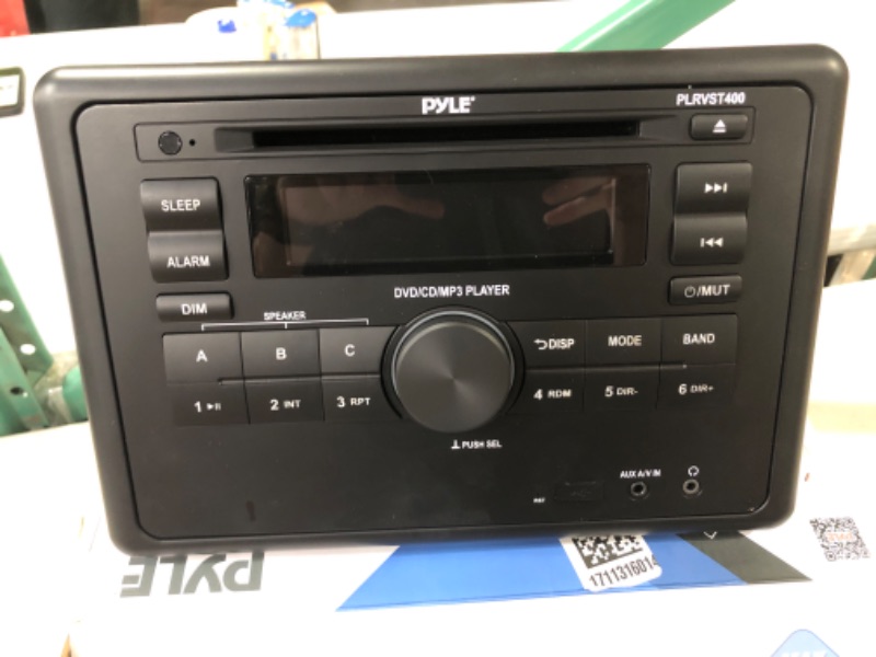 Photo 2 of Pyle Double DIN In Dash Car Stereo Head Unit - Wall Mount RV Audio Video Receiver System 