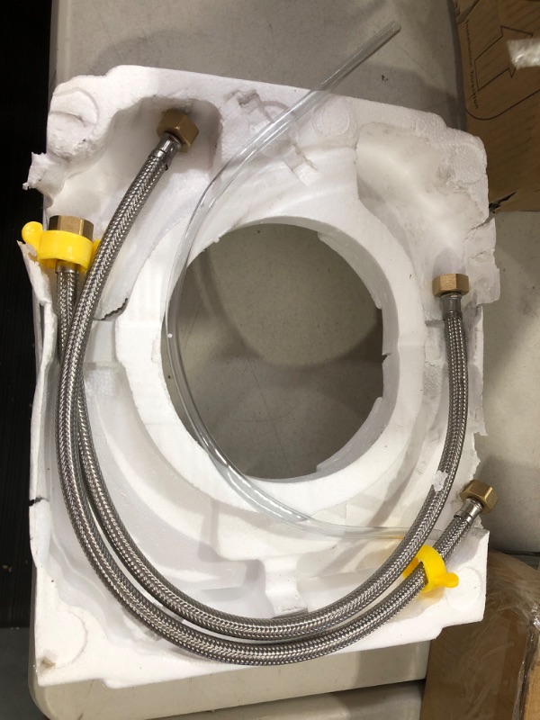 Photo 1 of 110V-120V 1.5Kw Electric Tank Hot 2.5 Gallon Water Heater Storage?Small Under Sink Counter RV TR Endless Trailer Kitchen Compact Point-of-Use,1 PCs 16” Long 1/2”FIP Stainless Steel Water Hoses 9.5L