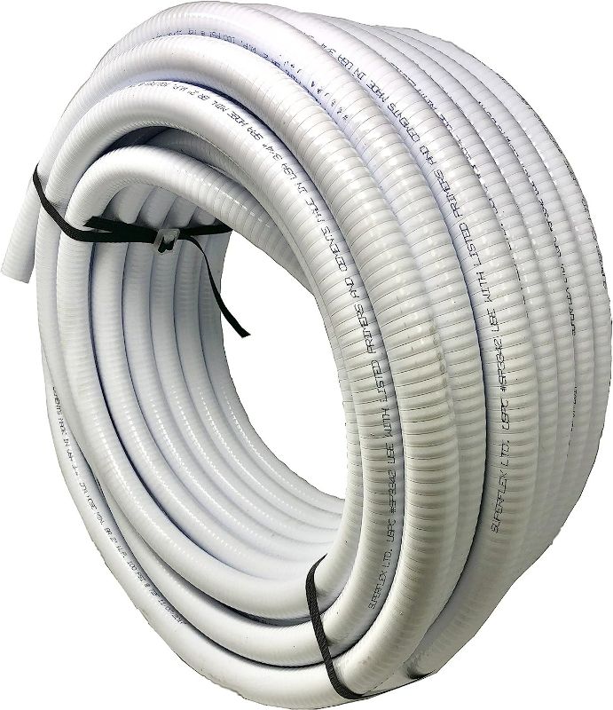 Photo 1 of  1.5" Dia Flexible PVC Pipe, Swimming Pool and Spa Hose, 72 FT 