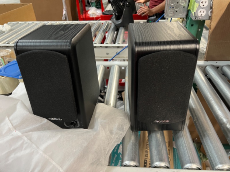 Photo 1 of Microlab Pro1BT Professional Bluetooth Powered Bookshelf Speaker Pair (Black) - Wireless Technology, Outstanding Audio Performance in Your Living Room or Home Theater