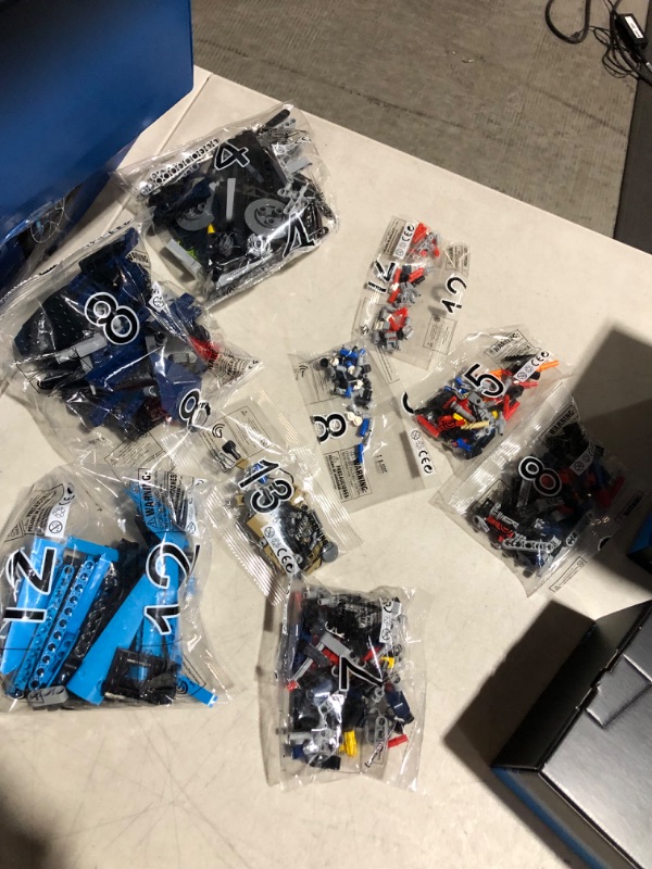 Photo 7 of [USED] LEGO Technic Bugatti Chiron 42083 Race Car Building Kit and Engineering Toy, Adult Collectible Sports Car with Scale Model Engine (3599 Pieces)