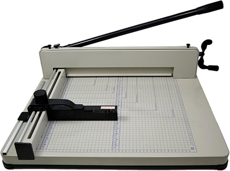 Photo 1 of 
Manual Paper Cutter 17? Model 858-A3 Guillotine Paper Cutter