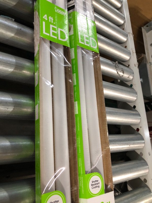 Photo 3 of 
Feit Electric T8 LED Bulbs 4 Foot, 32 Watt Equivalent, Type A Tube Light, Plug & Play,