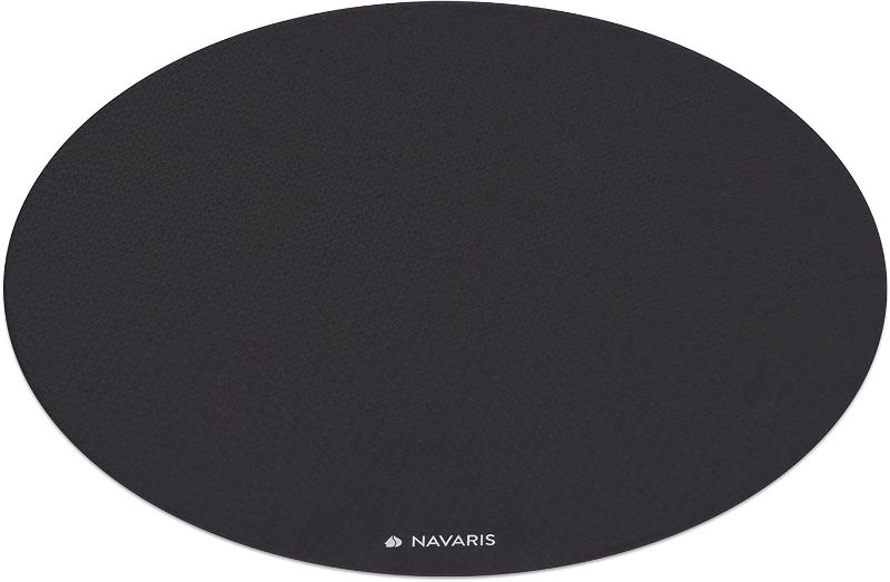 Photo 1 of 
Navaris Round Yoga Mat - 47" Diameter Circular Exercise Mat 1/4" Thick