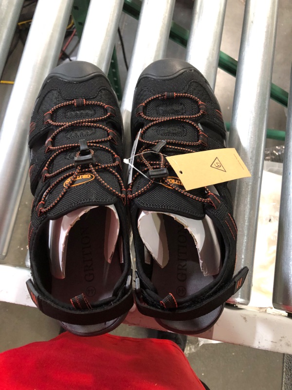 Photo 1 of *NEW* GRITION Mens Closed Toe Sandals Outdoor SIZE 10
