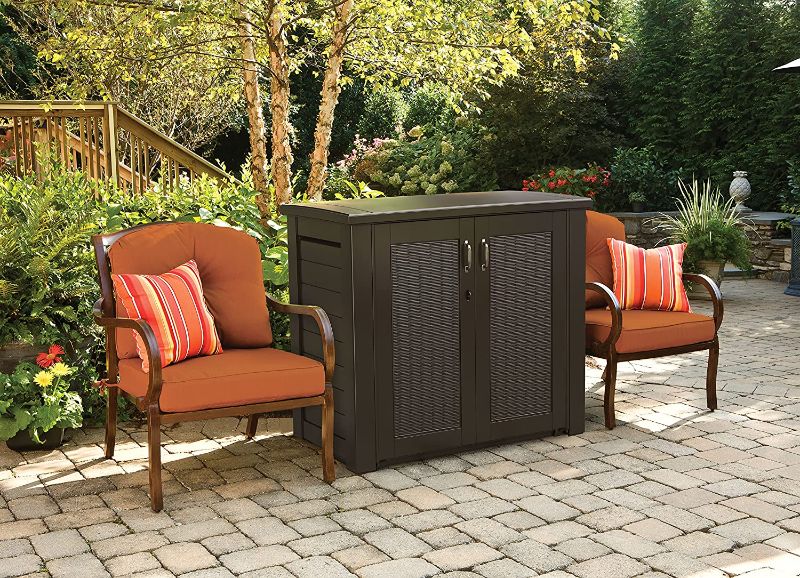 Photo 1 of **BRAND NEW**Bridgeport 123 Gal. Resin Patio Cabinet
