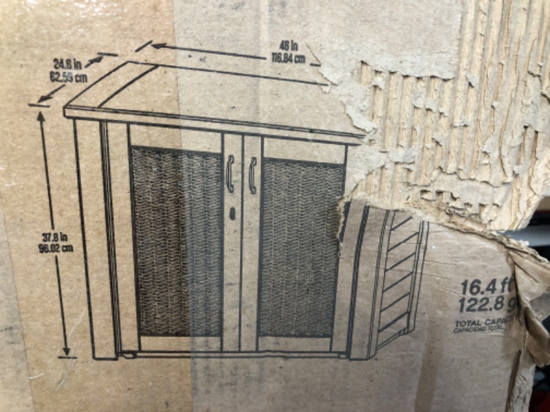 Photo 1 of **BRAND NEW**Bridgeport 123 Gal. Resin Patio Cabinet
