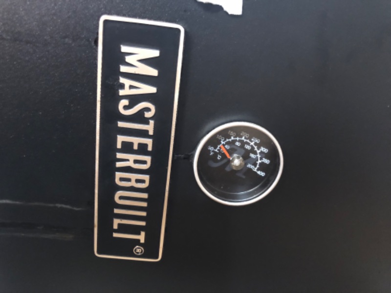 Photo 2 of **FOR PARTS** (heavily used) Masterbuilt Analog Electric Smoker Black