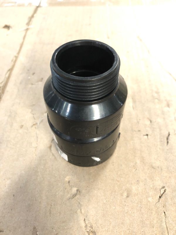 Photo 3 of 1-1/2 in. x 1-1/4 in. ABS DWV Hub x Slip-Joint Trap Adapter
